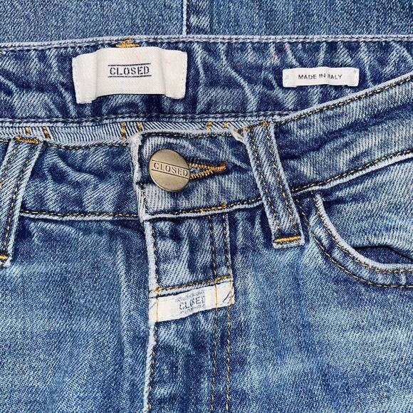 Closed Baker High Jeans Size 25 Made in Italy Candiani Denim High Rise Skinny - Picture 7 of 9
